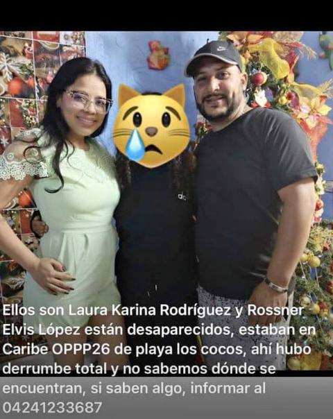 Foto de Laura Karina Rodríguez y Rossner Elvis López