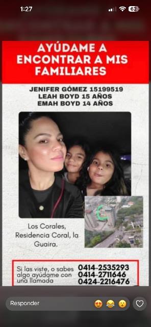 Foto de Jenifer Gómez, Leah y Emah Boyd