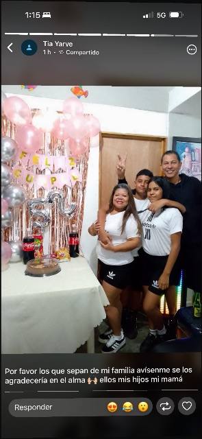 Foto de Angie primera, Maricela Castilla, Giovani Aguilarte, Yonajel Izaguirre