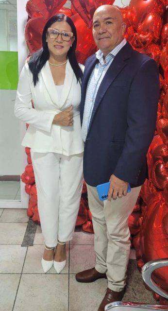 Foto de Jorge Luís Rossi y Medeline nieto
