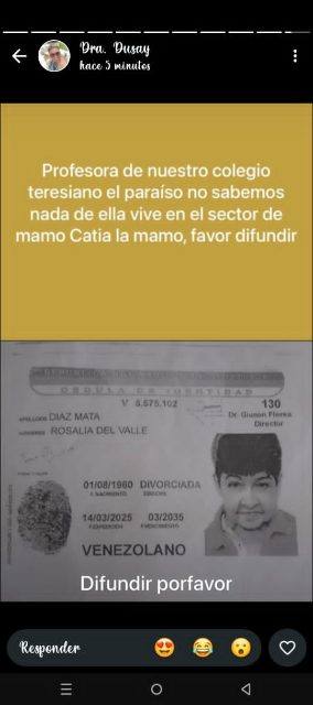 Foto de Rosalía del Valle Díaz Mata
