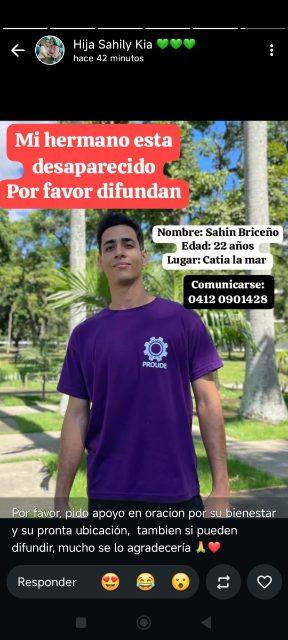 Foto de Sahin Andrés Vriceño