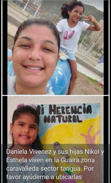 Foto de Daniela Vivenez, Esthela Pacheco Vivenez y Nikol Pacheco Vivenez