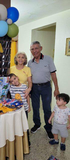 Foto de César Jiménez y Noris de Jiménez