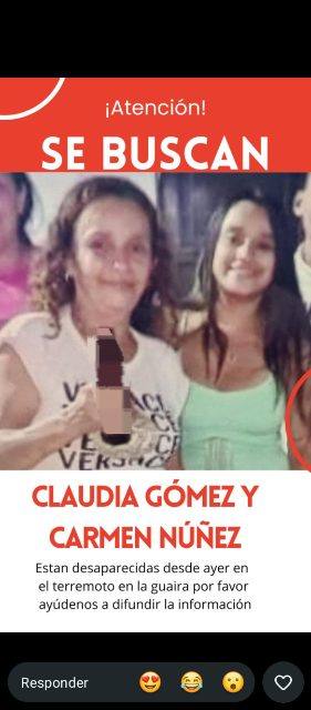 Foto de Carmen Núñez Gómez(Hija de Claudia Gómez)