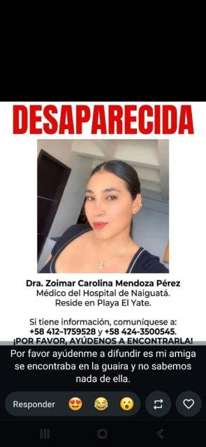 Foto de Zoimar Carolina Mendoza Pérez