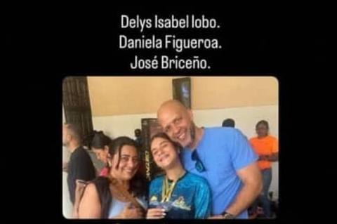 Foto de Jose Briceño, Deiyis Lobo, Damalis Figueroa