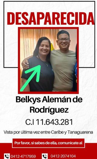 Foto de Belkys Alemán de Rodríguez