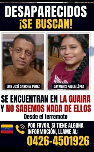 Foto de Luis José Sánchez Pérez y Damaris Paola Lopez