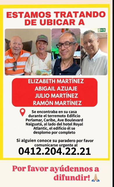 Foto de Elizabeth Martinez, Abigail Azuaje, Julio Martinez, Ramon Martinez