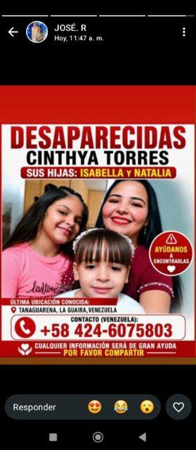 Foto de cinthya, Isabella y Natalia