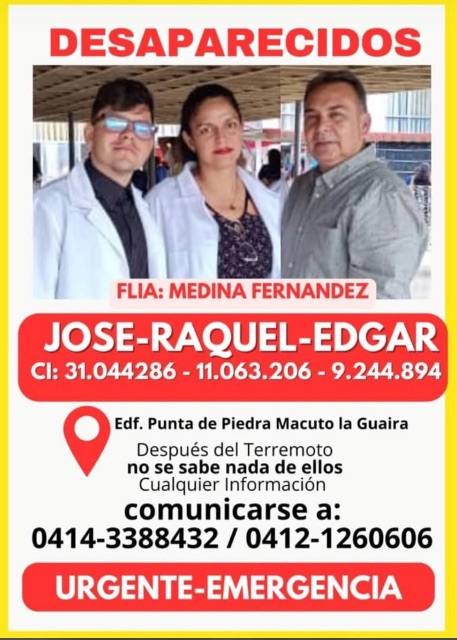 Foto de Edgar Medina, Raquel Fernández y José Medina