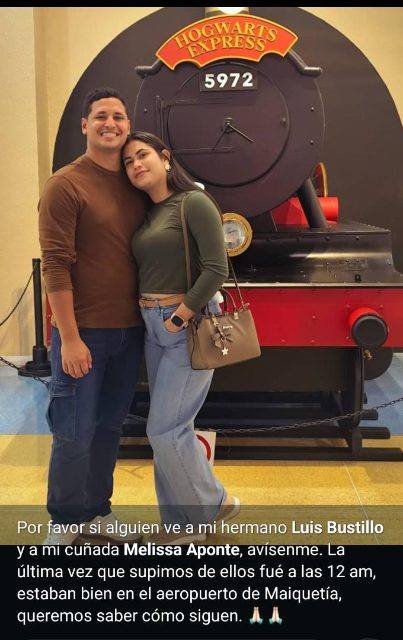 Foto de Luis Bustilos y melissa aponte