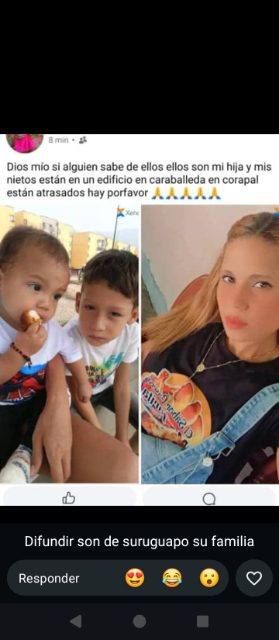 Foto de Aurelis Chirinos y sus hijos