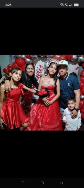 Foto de Sander y familia
