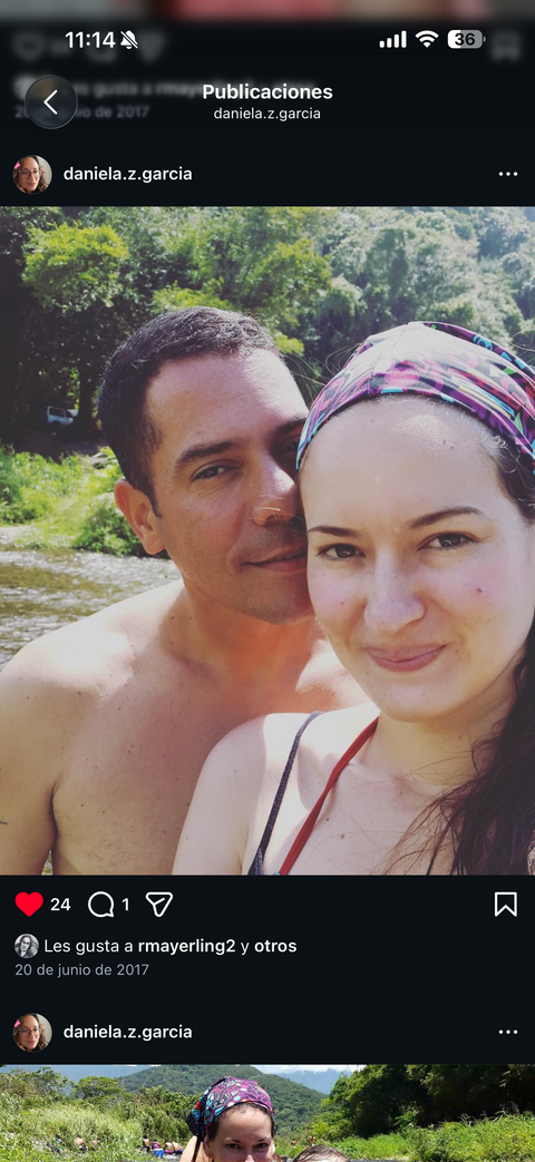 Foto de Daniela y pastor Zambrano y arocha