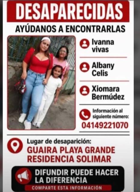 Foto de Ivanna vivas, Albany Celis, Xiomara bermudez
