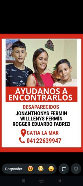 Foto de Willenys Fermín,Jonanthonys fermín y Rogger Eduardo Fabrizi