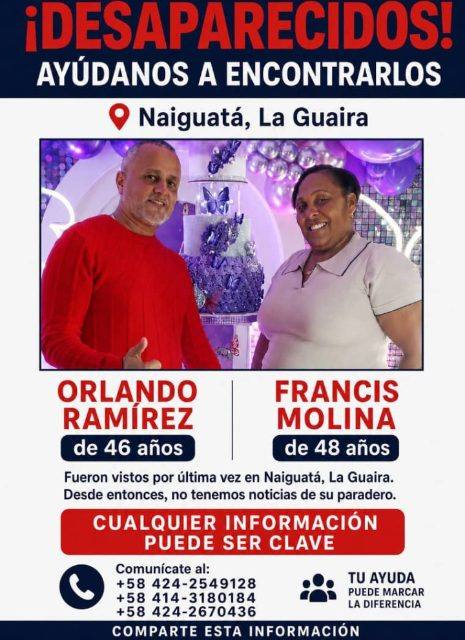 Foto de Orlando Ramírez y Francis Molina