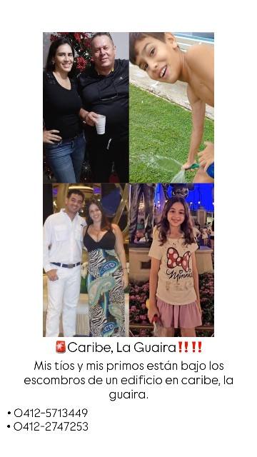 Foto de Carolina muro, Karina Muro, Sergio Figueroa, Polaco, Christian, Victoria