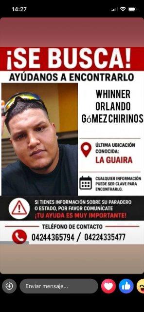 Foto de WHINNER ORLANDO CHIRINOS