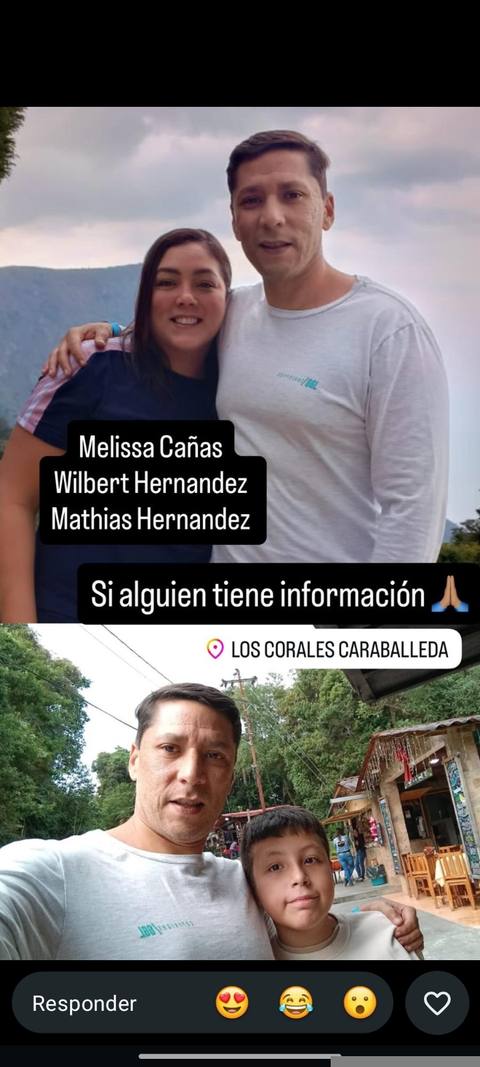 Foto de Melissa, Mathias y Wilbert Hernández Cañas