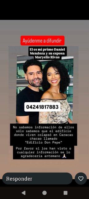 Foto de Daniel Mendoza y Maryelis