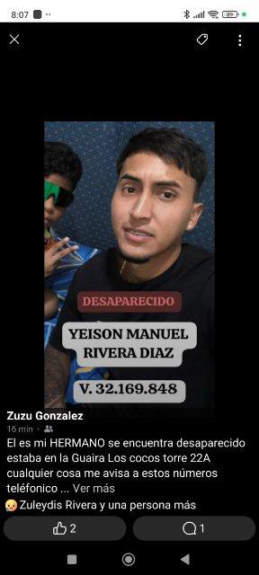 Foto de Yeison Manuel rivera Díaz