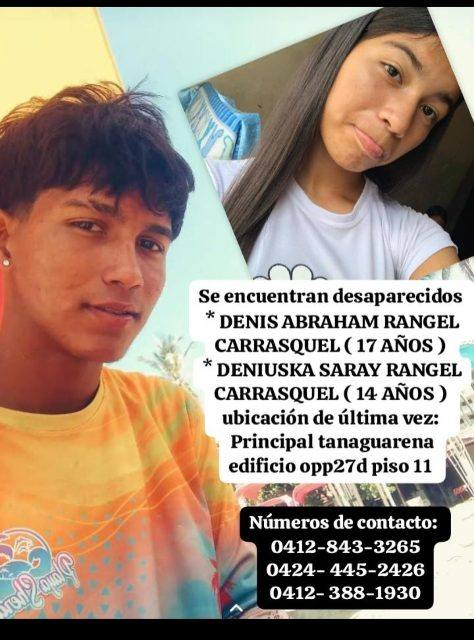 Foto de Denis Abraham Rangel / Deniuska Saray Rangel