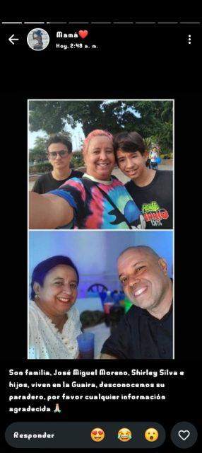 Foto de Shirley Silva y Familiares