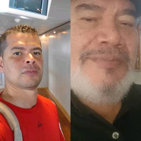 Foto de (rojo) Wiston, (negro) Andrés Vasques vasques
