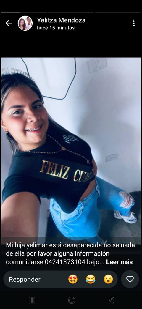 Foto de Yelimar Mendoza