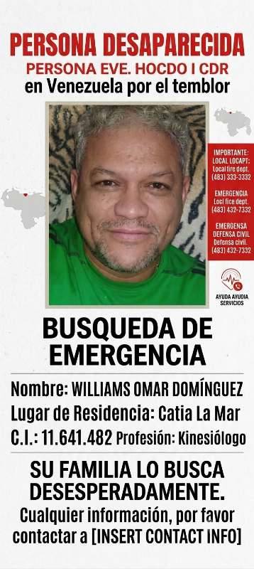 Foto de Williams Omar Domínguez