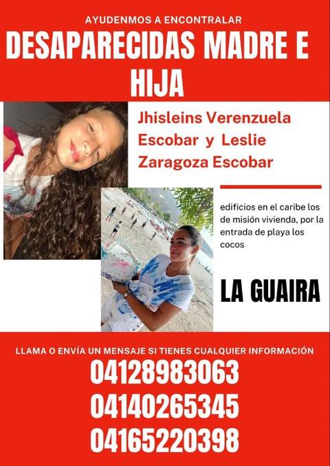 Foto de Jhislein Valenzuela escobar y leisli Zaragoza escobar