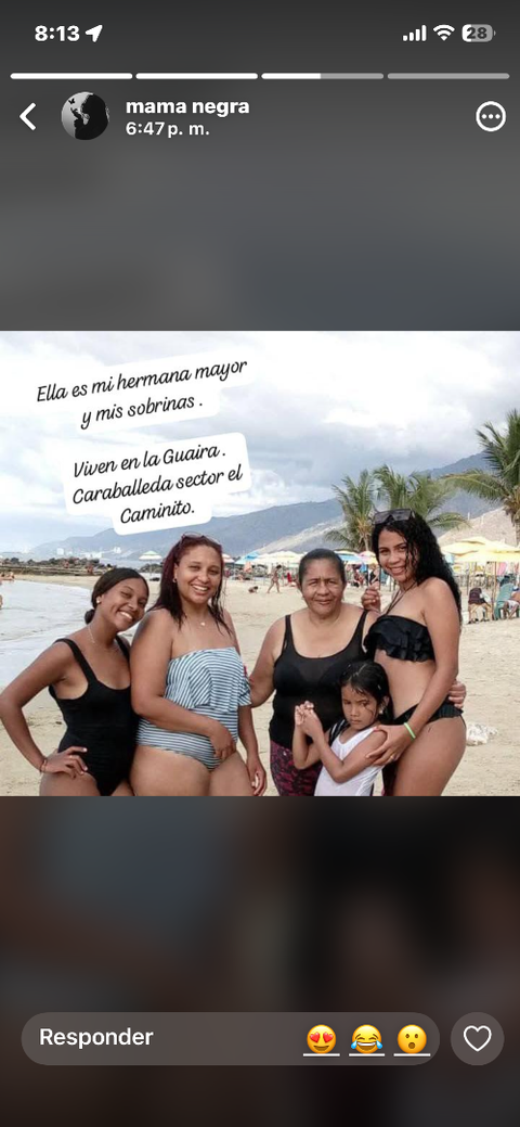 Foto de Eneida Nailin Melany y Angélica Carrera carrera caraballo