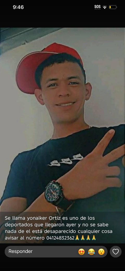 Foto de yonaiker jose ortiz lara