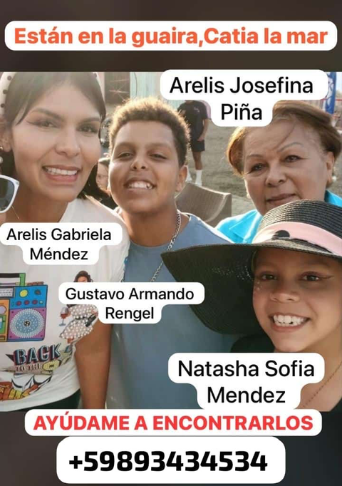 Foto de Arelis, Natasha, Arelis y Gustavo FAMILIA MENDEZ MENDEZ PIÑA RENGEL