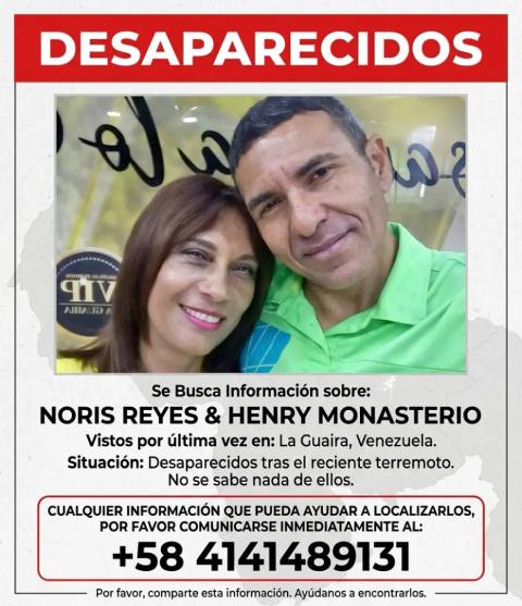 Foto de Noris Reyes y Henry Monasterio MONASTERIO