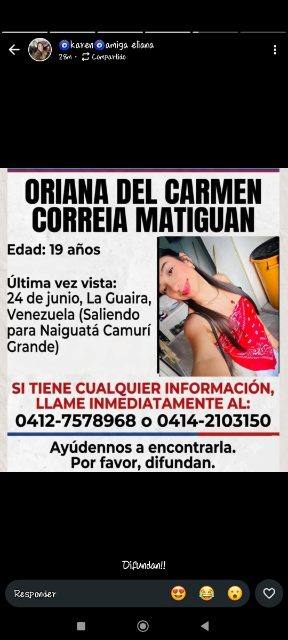 Foto de Oriana del Carmen Correia Matiguan