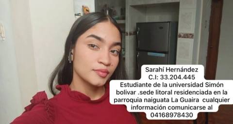 Foto de Sarahi Hernández Diaz