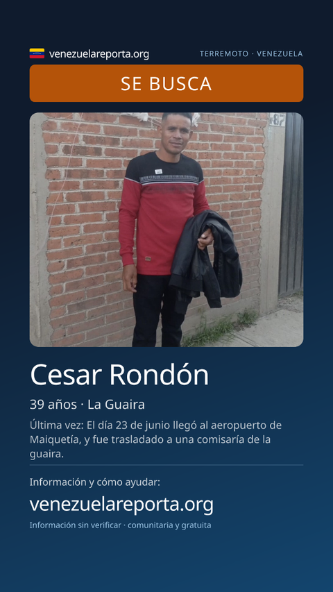 Foto de Cesar Rondón