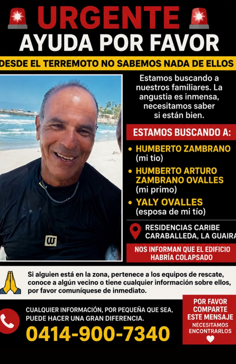 Foto de Humberto Arturo Zambrano Ovalles