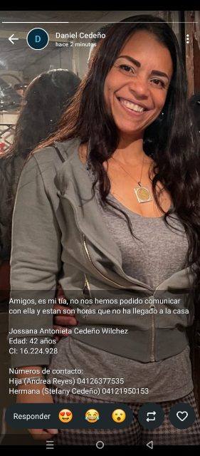 Foto de Jossana Cedeño