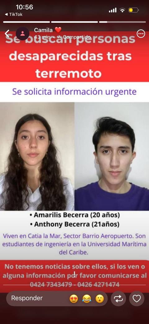 Foto de Amariliz y Anthony Becerra