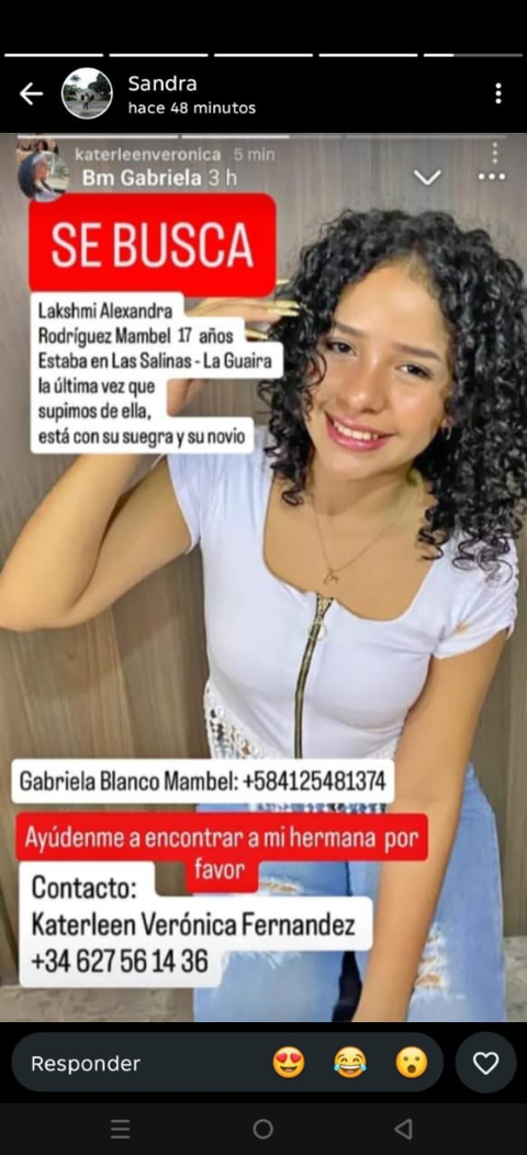 Foto de Lakshmi Alexandra Rodríguez Mambel