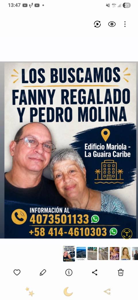 Foto de Pedro Ramón Molina Fanny Regalado