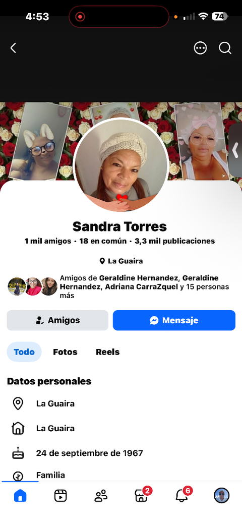 Foto de Sandra Torres