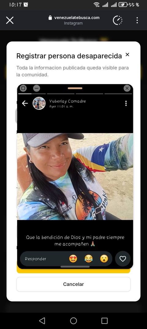 Foto de Yuberlay Bernal
