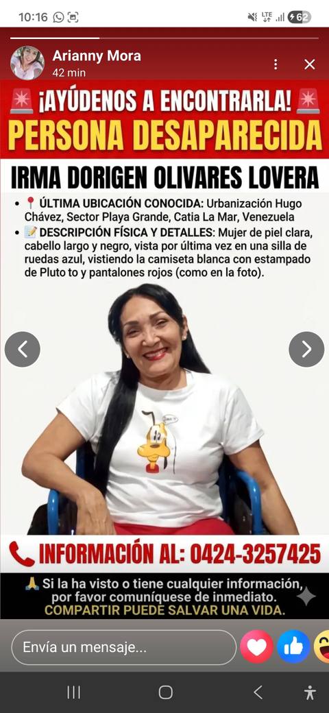 Foto de Irma Dorigen Olivares Lovera