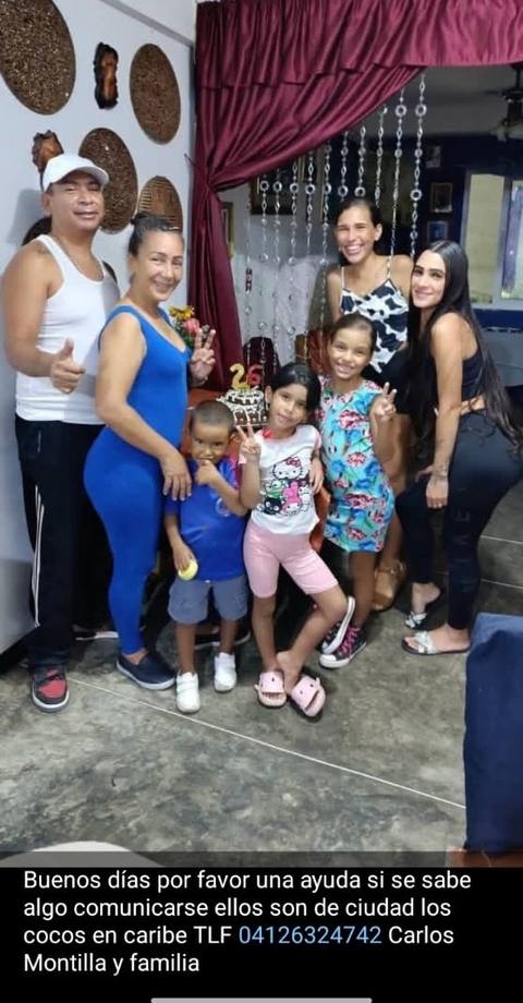 Foto de Carlos Montilla, Yerisa Leon y familia Montilla
